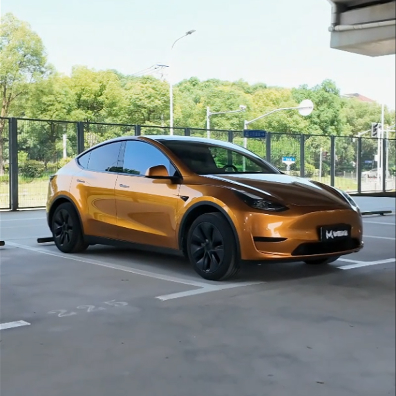 Metallic Sunny Orange TPU Color PPF