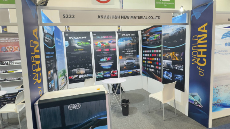 HEHE New Material Booth 5222 showcasing Paint Protection Film products HEHE New Material Booth 5222 showcasing Paint Protection Film products