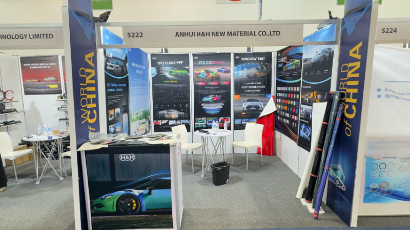 Visitors can explore HEHE automotive film solutions at Booth 5222 Visitors can explore HEHE automotive film solutions at Booth 5222